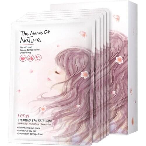 5Pcs Hair Cap Steamer Nourishing Baking Oil Cap Hair Mask Home Salon Hair Care Styling Tool