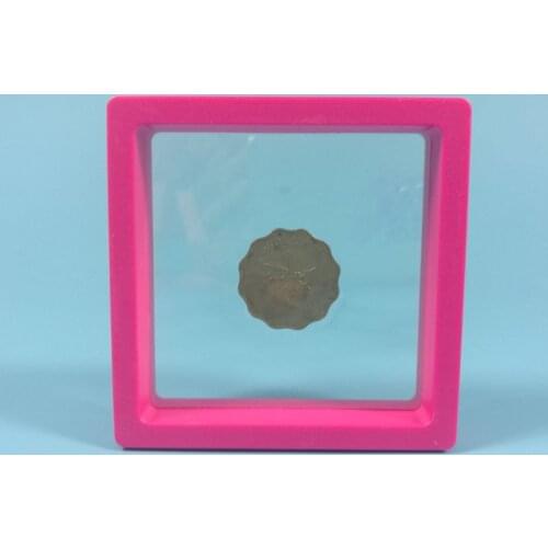 9*9*2cm PET Membrane Jewelry Ring Pendant Display Box Packaging Box Floating Presentation Case W8877