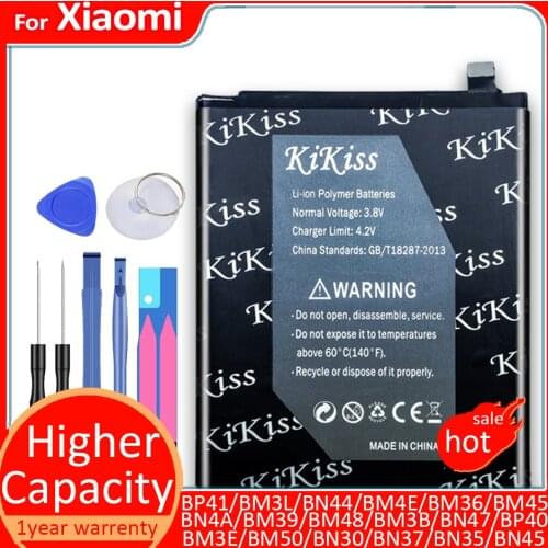 For Xiao Mi phone for Xiaomi Redmi Note 3 3S 3X 4 4c 4X 4A 5A Mi 5 mi5 5S 6 6A 7 7A 8 Pro MIX Max 2 2S 3 Mi4C Mi5S Plus Battery
