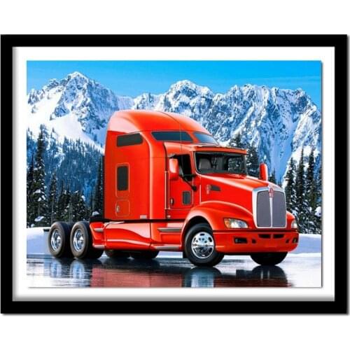 Diamond Landscape Cross Stitch Handmade Diamond Painting Car Needlework Embroidery Home Decor