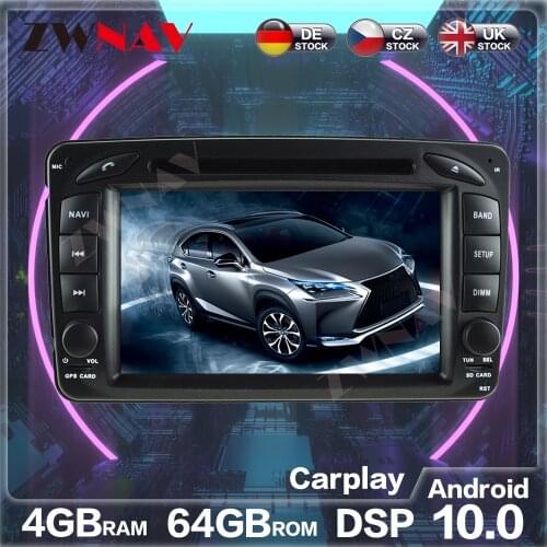 Android 10 DSP Car DVD Player GPS Navigation For Mercedes Benz ML W203 Multimedia Player Car Head Unit Auto Radio Tape Recorder