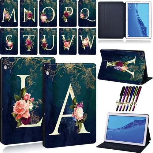 Tablet Case for Huawei MediaPad T5 10 10.1/T3 8"/MediaPad T3 10 9.6" Bracket Anti-Fall Protective Cover+ Free Stylus