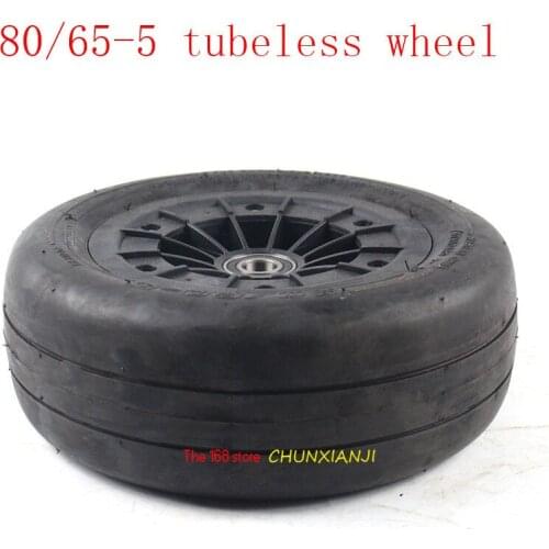 Lightning shipment 80/60-5 Vacuum wheel 80/60-5 tubeless wheel for XiaoMi 9 Balancing Car 8 inch Go-kart front wheel tyre