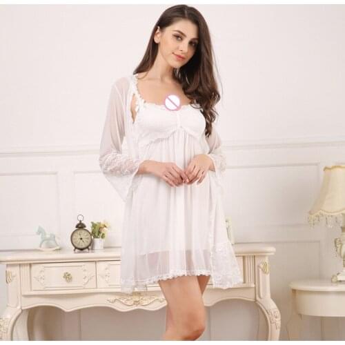 Two Set 2018 New Style Fashion Women Sexy Lace Low Out Underwear Babydoll Sleepwear Intimate Full Slips 4 Color M-XL