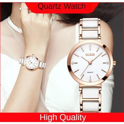 Ceramic strap quartz watch simple trend ladies watch ladies watch