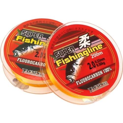 100M/200M Nylon Fluorocarbon Coated Fishing Line Monofilament Fishing Line Carp Fishing Wire Fishing Accessories