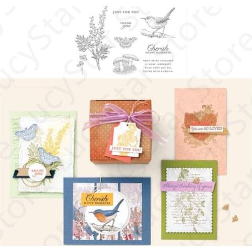 2021 New Metal Cutting Dies and Stamps Embossing Mold DIY Scrapbooking Album Paper Craft Knife Mould Blade Punch Stencils Bird