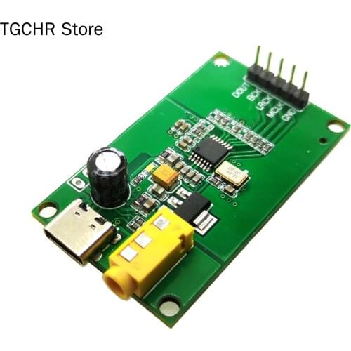 PCM1808 ADC AUX 3.5 Stereo Single Ended Analog Audio to I2S IIS Digital Output Board Coding
