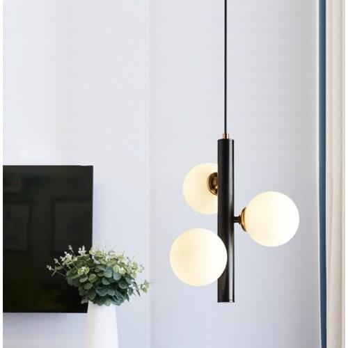 Nordoc Pendant Light Led Glass Hanging Lamp For Living Room Bedroom Restaurant Bedside Modern Decorate Home Pendant Lamp Fixture