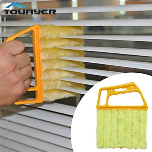 Useful Microfiber Window cleaning brush air Conditioner Duster cleaner with washable venetian blind blade cleaning cloth