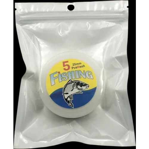 Carp Fishing Pva Mesh 25mm 37mm 44mm Water Dissolving Pva Bags Mesh For Carp Coarse Boilie Pellet Baits Fishing Feeder Bag