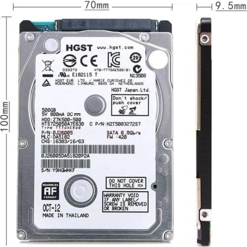 HDD 500gb 2.5'SATA USB3.0 Portable Hard Disk Internal Hard Drive 500gb for Laptops Storage Desktop Devices Disco Duro 5200rpm