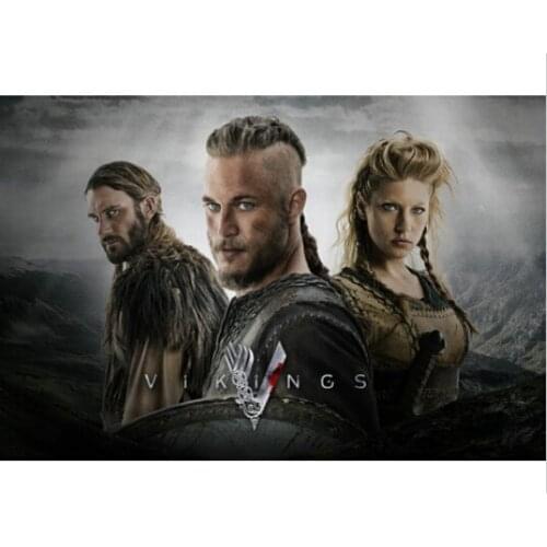 VIKINGS Ragnar,Horik Printed Poster 50X75 CM Popular Room Wall Poster