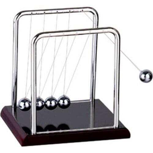 Early Fun Development Educational Desk Toy Gift Newtons Cradle Steel Balance Ball Physics Science Pendulum