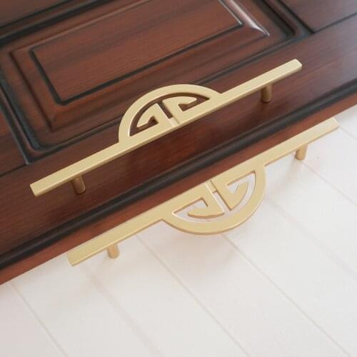 6.3" Zinc Alloy Kitchen Cabinet Handles Brass Door Handles Wardrobe Bookcase Handle Furniture Drawer Handle Hardware Classical