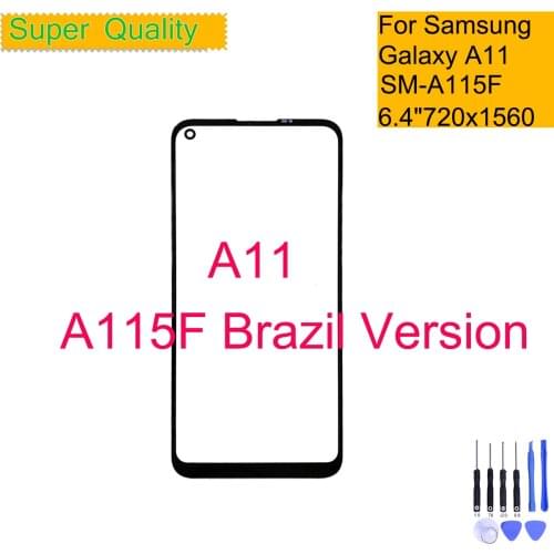 Replacement For Samsung Galaxy A11 Touch Screen Front Glass Panel LCD Outer Display Lens A11 A115 SM-A115F/DSN Front Glass