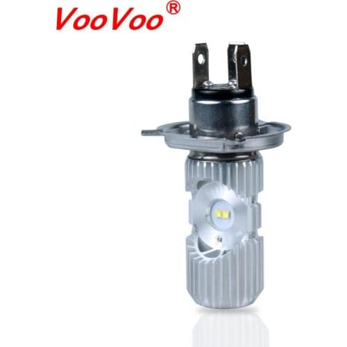VooVoo Led Motorcycle Headlight Bulbs 1400Lm LED H4 HS1 BA20D H6 P15D-25-1 Hi/Lo Lamp Motorbike Scooter Headlamp Moto Lights