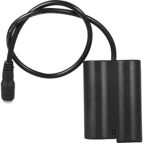 Andoer EN-EL15 Fully Decocded Dummy Battery Pack DC Coupler Connector for Nikon D7200 D500 D810 D750 D7100 D7000 D800E D800 D610