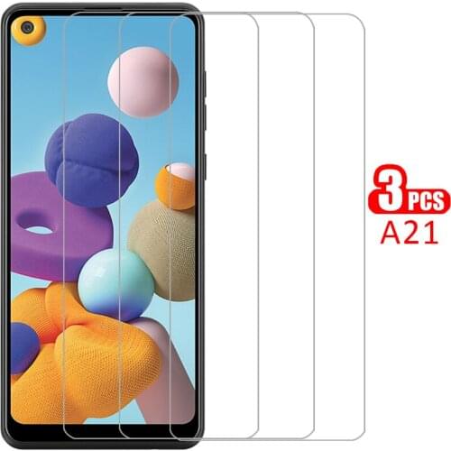 Protective tempered glass for samsung a21 screen protector on galaxy a 21 21a 6.5 film samsun samsumg sansung galaxi samsunga21
