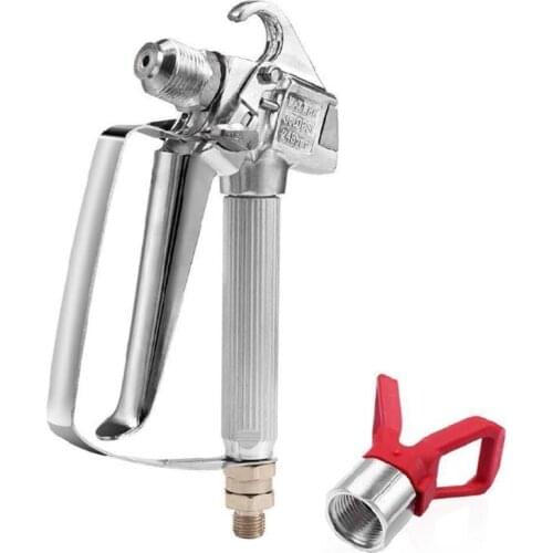 1set Airless Paint Spray Gun Sprayer for Stone Paints Putty Auto Painting Car Wall