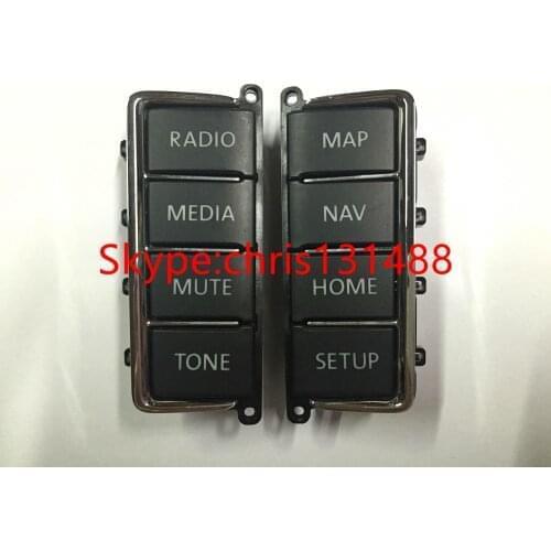 1lots/2pcs Volkwagen CD PLAYER Panel Plastic Button for VW RNS510 Skoda Columbus RNS510 sat nav navigation audio systems