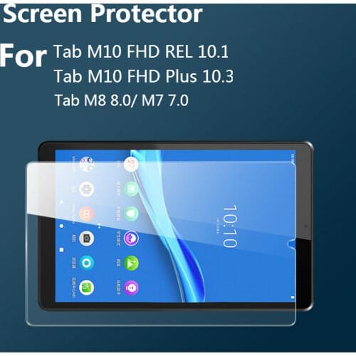 HD 2.5D Tempered Glass for Lenovo M10 FHD REL 10.1 M10 Plus 10.3 Tab M10 FHD Plus Tab M8 8.0 Tab M7 7.0 Tablet Screen Protector