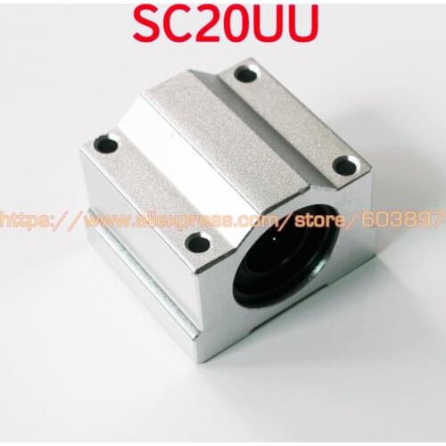 20mm SC20UU SCS20UU linear ball bearing slide unit bushing block with LM20UU bearing for 20mm shaft rail