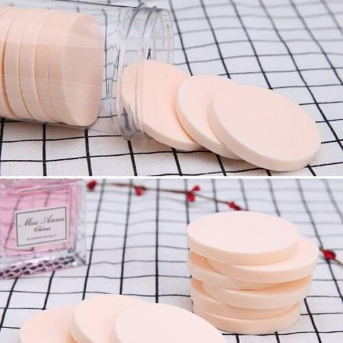 28PCS Barrel Round Puff Cosmetic Puff Make Up Soft Women Beauty Makeup Foundation Contour Facial Sponges Powder Puff Beauty Tool