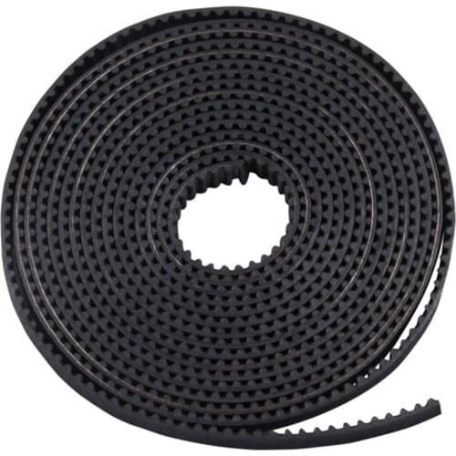 3D Printer Belt, Accessory GT2-6mm Open Timing Belt, Width 6mm 10mm, GT2 Belt Rubber Belt Pulley 2M 5M