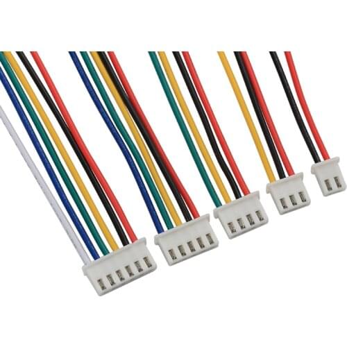5Pcs 2/3/4/5/6/7Pin LiPo Battery Balance Charger Plug Line/Wire/Connector 22AWG 100mm Balancer cable