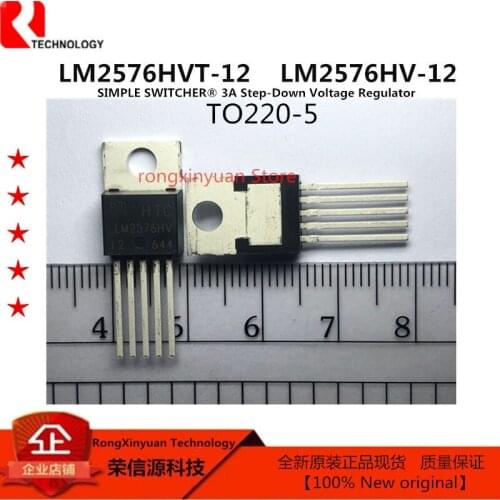 5 pcs/lot LM2576HVT-12 LM2576HV-12 LM2576HVT LM2576HV TO220-5 SIMPLE SWITCHER® 3A Step-Down Voltage Regulator 100% New original