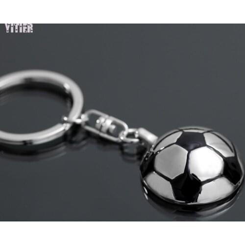 10 Pcs/lot Jeans Accessories Creative Metal World Cup Football Modal Home Keychain Women Men Boy Key Identity Rings Pendant A140