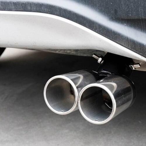 Car universal stainless steel exhaust pipe muffler for Ford Focus Fusion Escort Kuga Ecosport Fiesta Falcon EDGE/Explorer