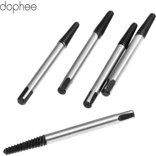 Dophee Steel Damaged Broken Screws Extractor Drill Bits Removal Tool Damaged Bolts Screw Remover Speed Out Screw Drivers 1# 5PCS