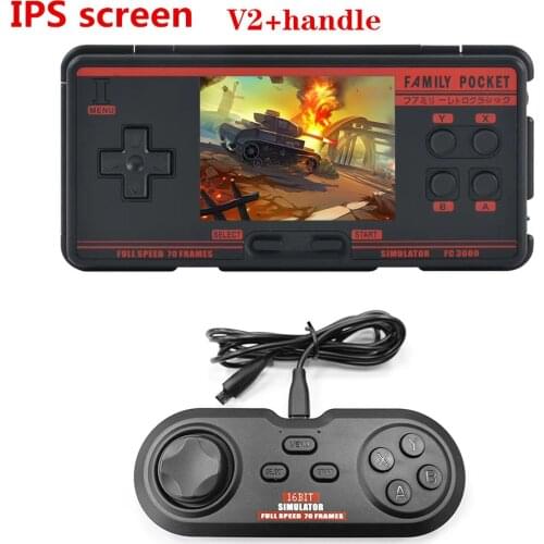 New FC3000 handheld game console 8 simulator childrens color screen game console for PXPX7 Black Grey Dropshipping