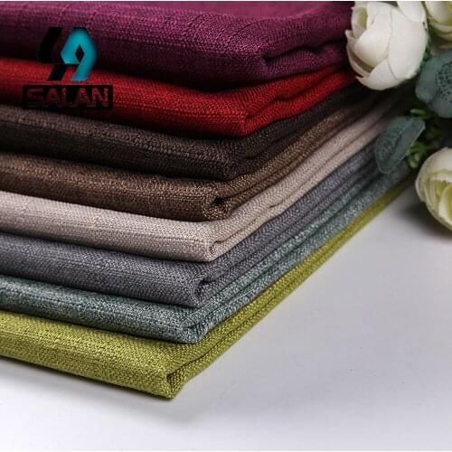 Hot Selling slub linen woven fabric fashion fabric stock-015 free shipping