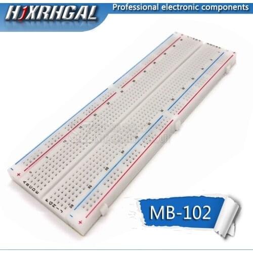 Breadboard 830 Point Solderless PCB Bread Board MB-102 MB102 Test Develop DIY hjxrhgal