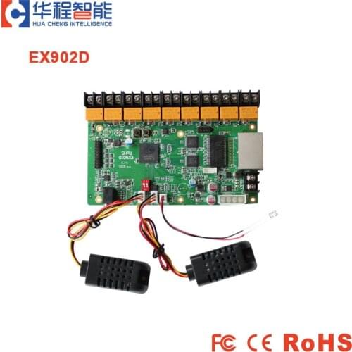 Linsn EX902 EX902D multifunction board LED Display led control card supports brightness temperature detection and audio