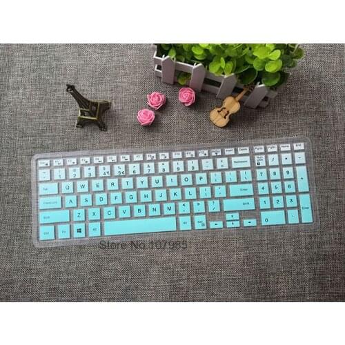 Soft Silicone laptop keyboard cover skin For Dell Inspiron Vostro 15 3000 series 15.6 5000 series 15 7000 series 2016 2017
