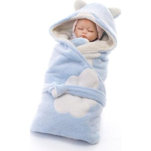 Flannel New Skin-friendly and Comfortable Double-layer Thickening Newborn Cute Fashion Blanket Personalized Baby Blanket