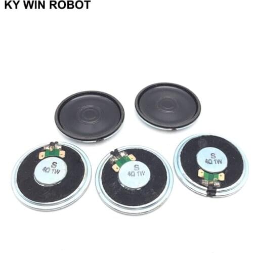 5pcs/lot New Ultra-thin Mini speaker 4 ohms 1 watt 1W 4R speaker Diameter 40MM 4CM thickness 5MM