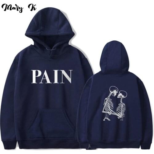 2020 New Arrival Nessa Barrett Pain Hoodie Sweatshirts Men Women Print Pullover Autumn Winter Harajuku Tracksui Clothes
