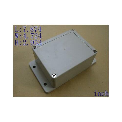 New Plastic Project Box Enclosure Case Electronic DIY 7.874"x4.724"x2.953" Ear