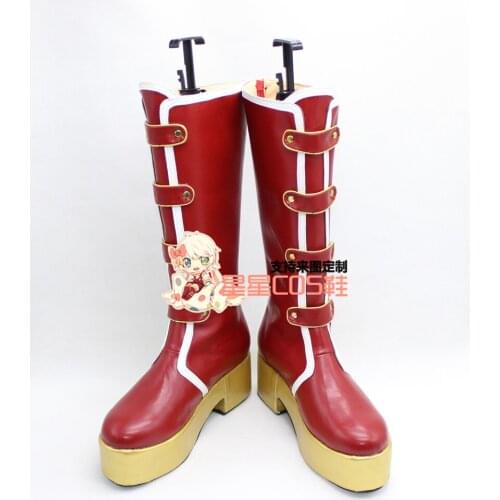 LoveLive! Love Live Tojo Nozomi Thick Heel Halloween Cosplay Shoes Boots X002