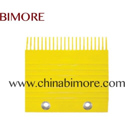 10PCS/LOT BIMORE Escalator comb KM3719606 Center 22Teeth use for Escalator lift Parts Escalator yellow plastic covered