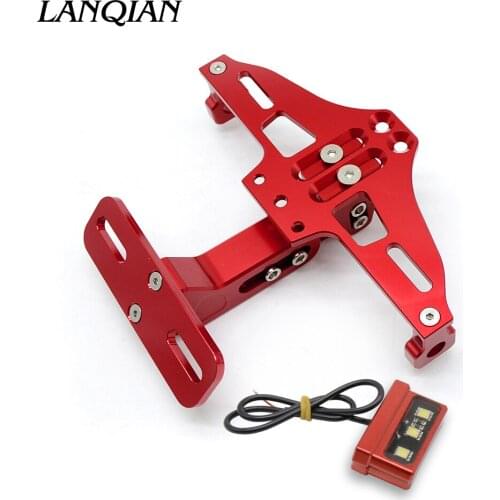 Motorcycle License Plate Bracket indicator lights For Benelli plate Holder BN300 BN302 BN600 BN TNT 300 600 GROM MSX 125 PCX 150