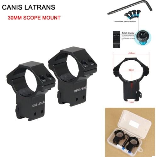 Canis Latrans Tactical airsoft accessories 30mm rifle Scope Mount for 11mm rail for hunting rifle scope GZ24-0115B