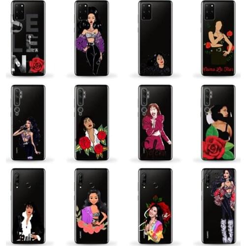 Selena quintanilla Rainha Latina Phone Case for SAMSUNG A51 52 50 71 21 S ultra 20fe XIAOMI redmi note10 8 9pro HUAWEI P30 40lit