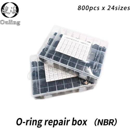 Nitrile Rubber NBR O-Ring Gasket Sealing oring waterproof Nitrile Rubber 800pcs NBR Seal Ring Kit Thickness 1.5mm 2.4mm 3.1mm
