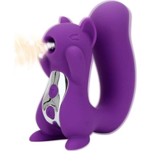 Squirrel Powerful Vagina Sucking Vibrator 10 Mode Rechargeable Sex Toys for Women Nipple G Spot Stimulator Female Masturbator